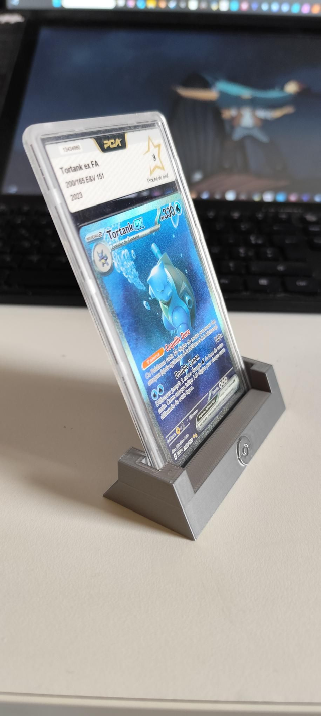 Support carte gradée pokémon