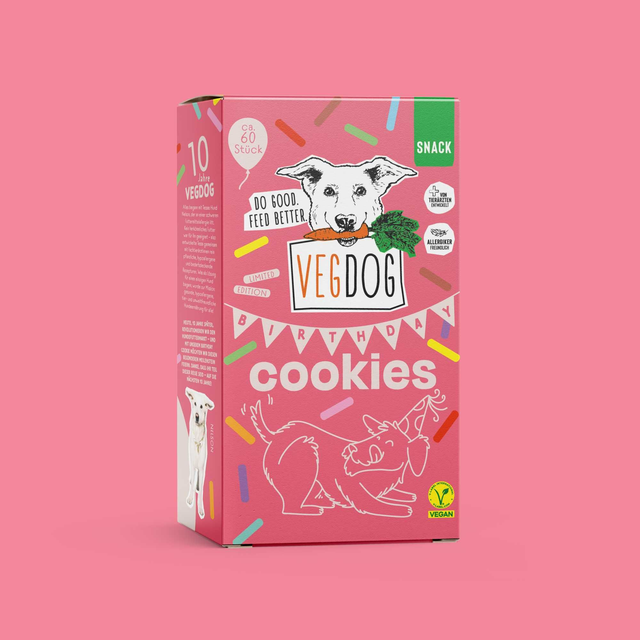 Birthday Cookies 400g VegDog