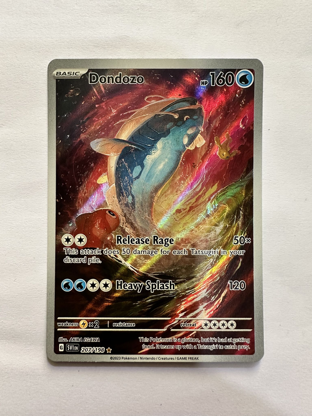 Dondozo – Scarlet &amp; Violet Base Set #207/198 (Illustration Rare)