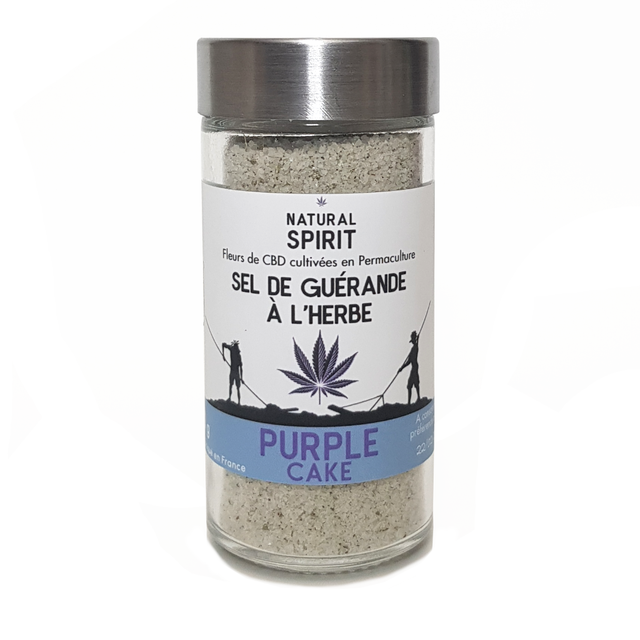 Sel de Guérande à l'Herbe PURPLE CAKE 80 g