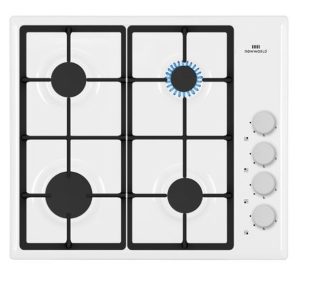 NEW WORLD NWG61W Gas 4 Burner 60cm 