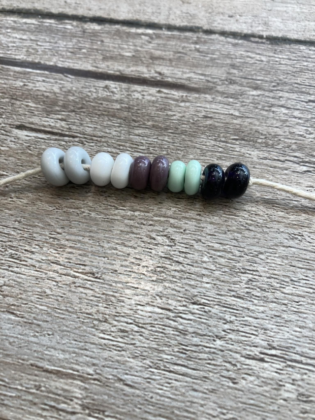 10 perles au chalumeau 10 mm