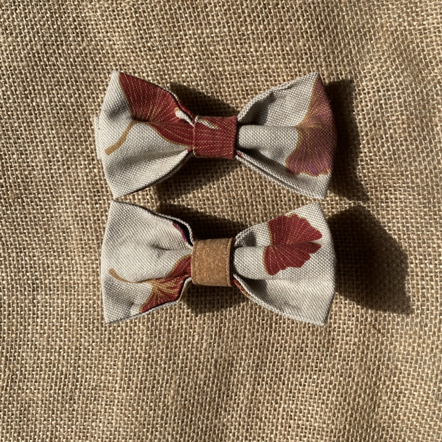 Nœud papillon imprimer feuilles 