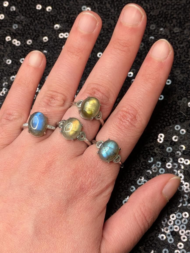 Bague labradorite 3