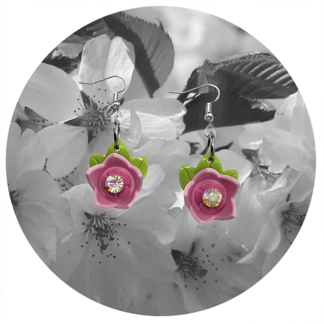 Cherry blossom earrings