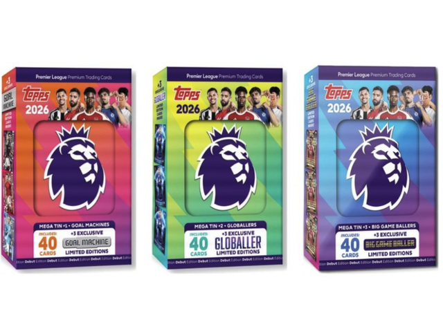 Premier League 2026 Trading Card Game Mega Tin