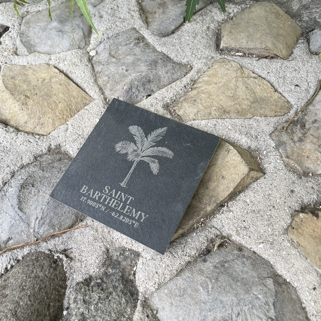 Dessous de verre en ardoise