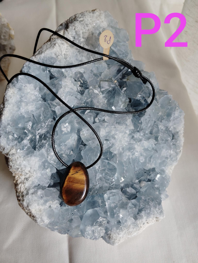 P01/P02- Pendentif Oeil Du Tigre