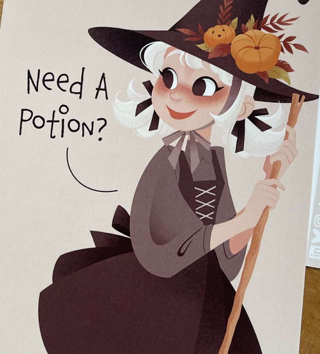 Postkarte - Need a Potion?