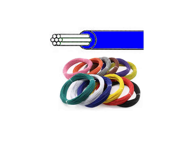 Fil de câblage 10 ml FC50B 0,50 mm² souple bleu