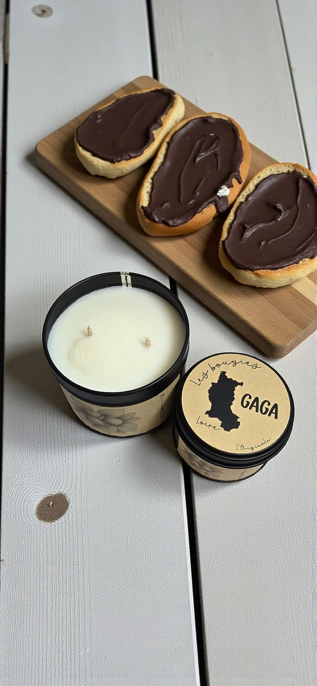 🌰 Bougie OLLAGNE - Une odeur de pâte à tartiner