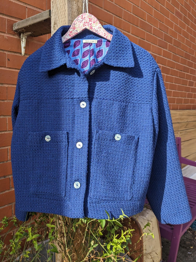 Wool blend, textured coating