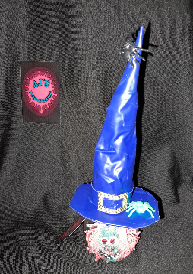 Halloween Hand Made Face &amp; Hat 50ml Re-Fill Bauble (9)