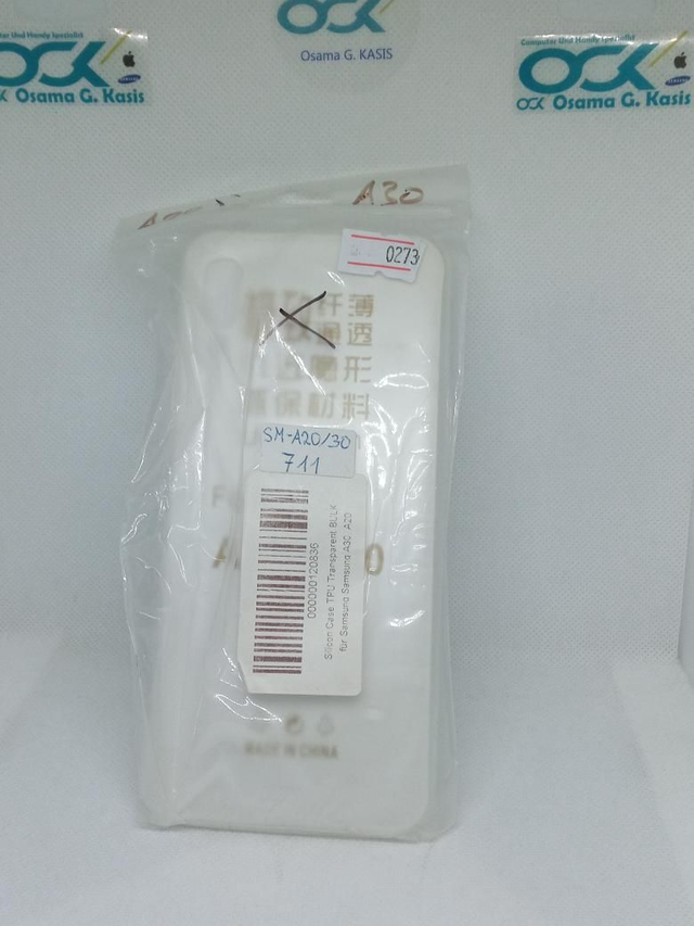 *0273- Samsung A20+30 Silikon Handyhülle 