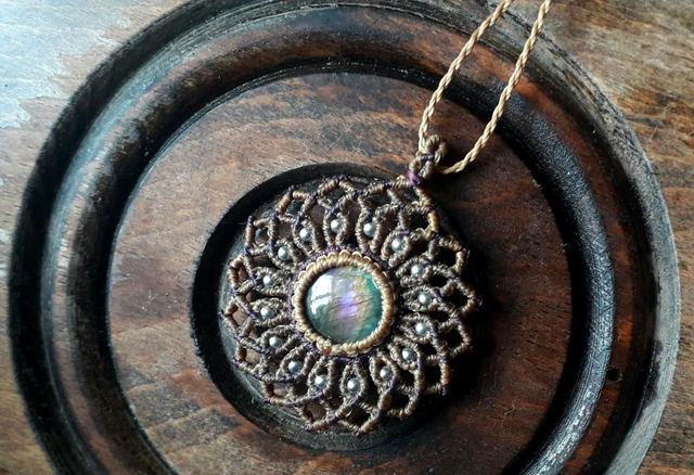 Collier mandala • labradorite