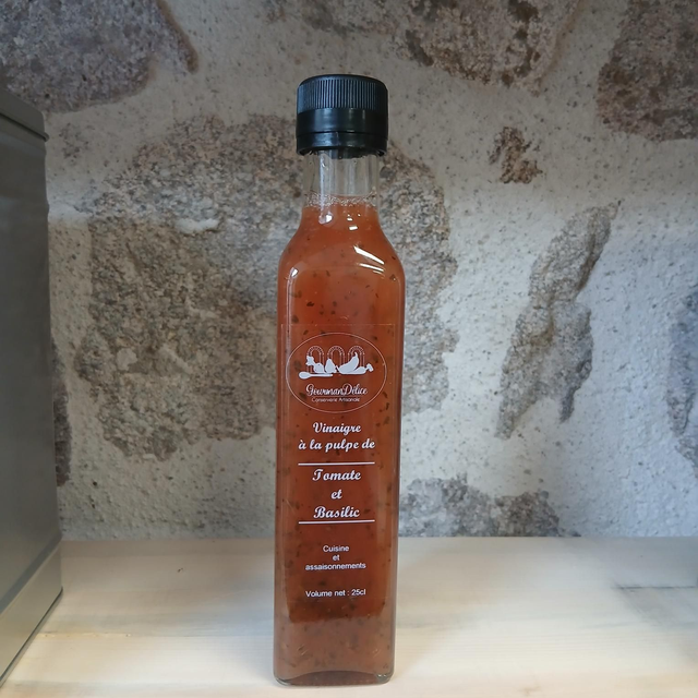 Vinaigre tomate basilic 25cl Haute Loire 