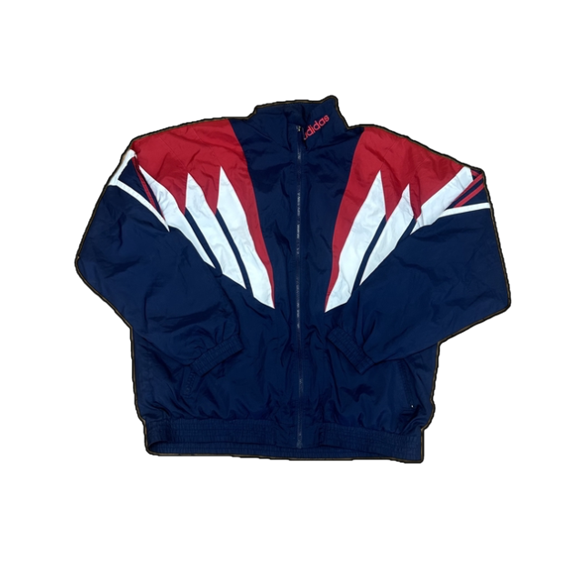 Vintage Adidas windbreaker fits uk XL