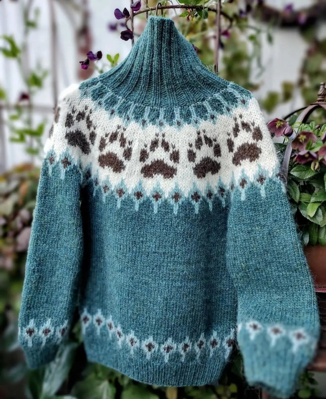 Wilderness Sweater Kit - Col 02 (Teal Álafosslopi) - Wool & Pattern - Linka Neumann