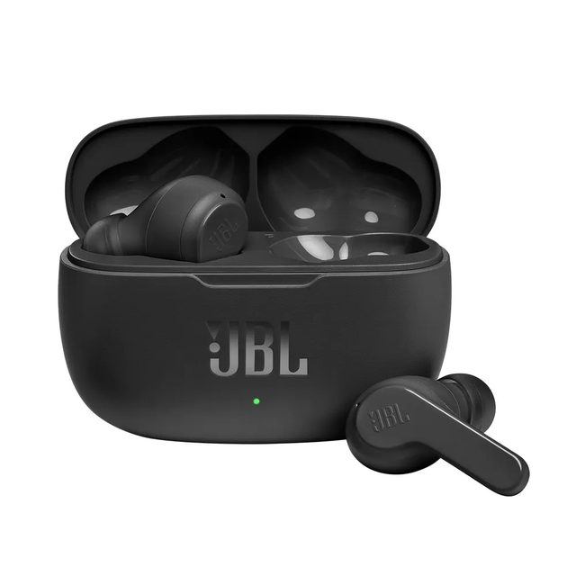 Audífonos JBL Inalámbricos Wave200 TWS Deep Bass True Wireless 20HRS