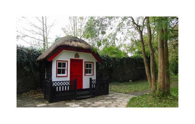 Fairy Cottage, Castlerea. 5" x 7 " Blank Greeting card with envelope. includes postage to all of Ireland.

