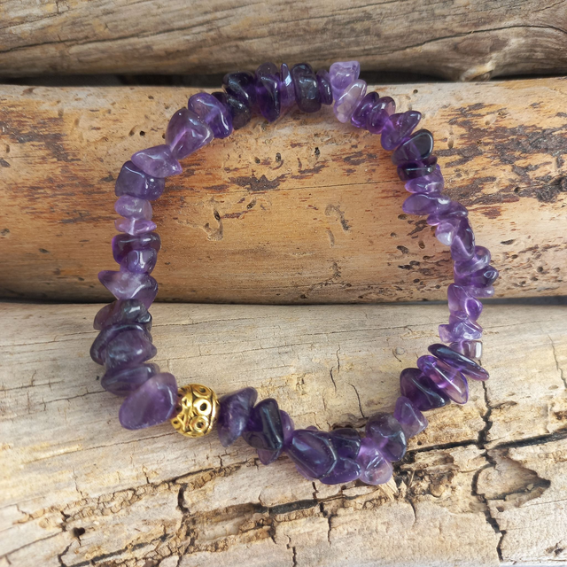 Bracelet en Amethyste