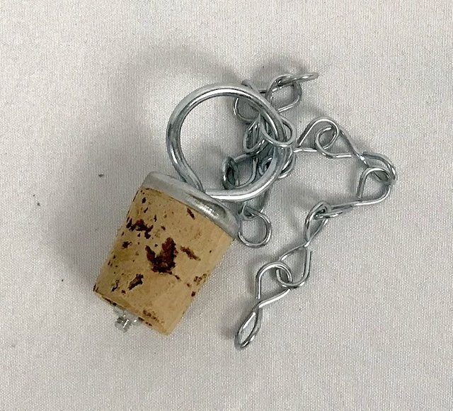 Feltflaske - ny prop og kæde