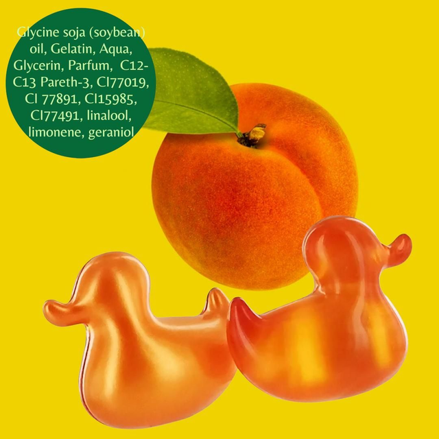 Perle de bain canard parfum Abricot 