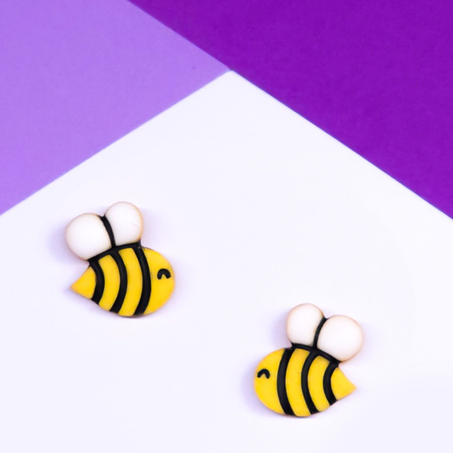 Buzzy Bee Studs