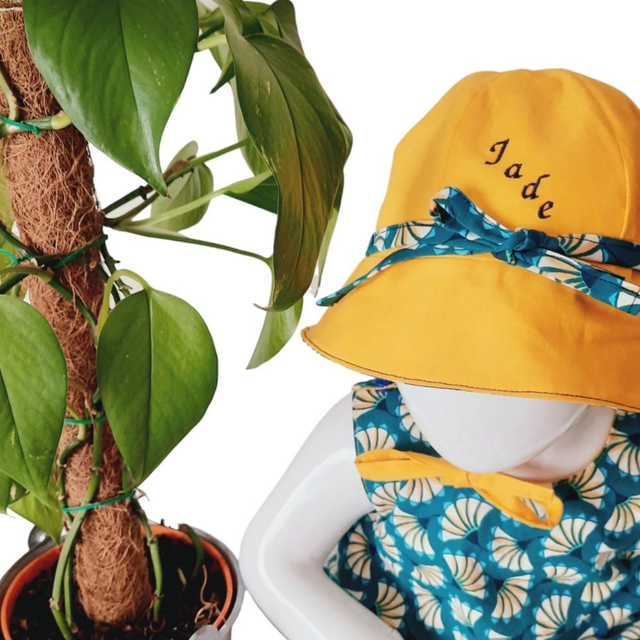 Chapeau d'été réversible