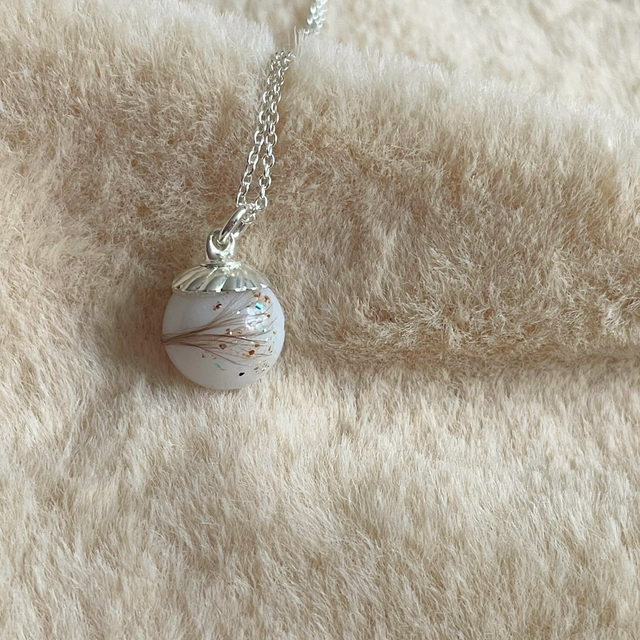 Perle modesty 12mm • sølvfarget • Justas