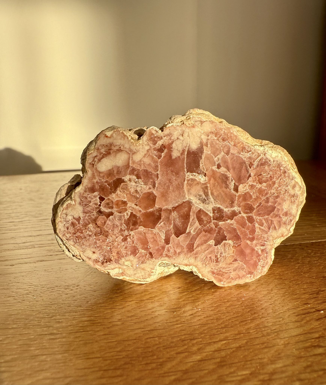 Pink Amethyst Crystal - Polished Faces