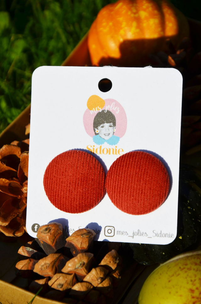 Sidonie velours paprika