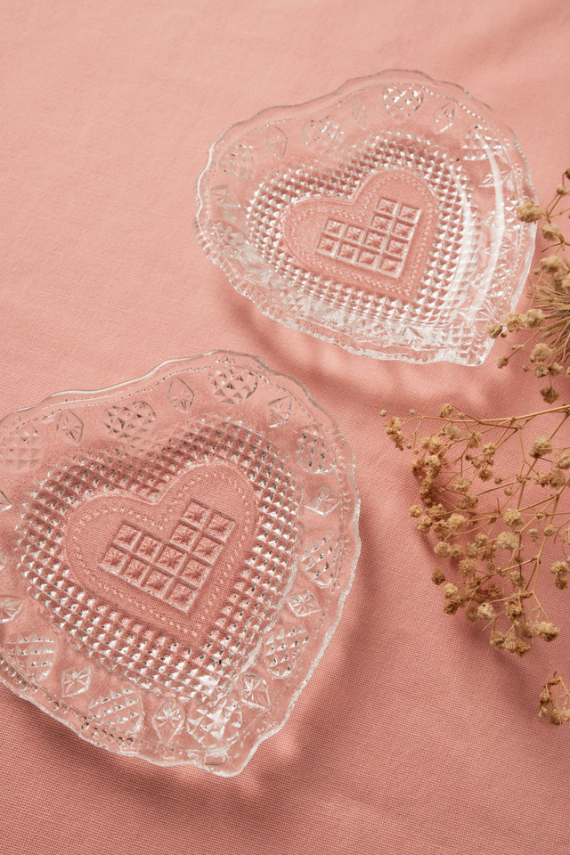 Coupelles, vide poche en forme de coeur ✨