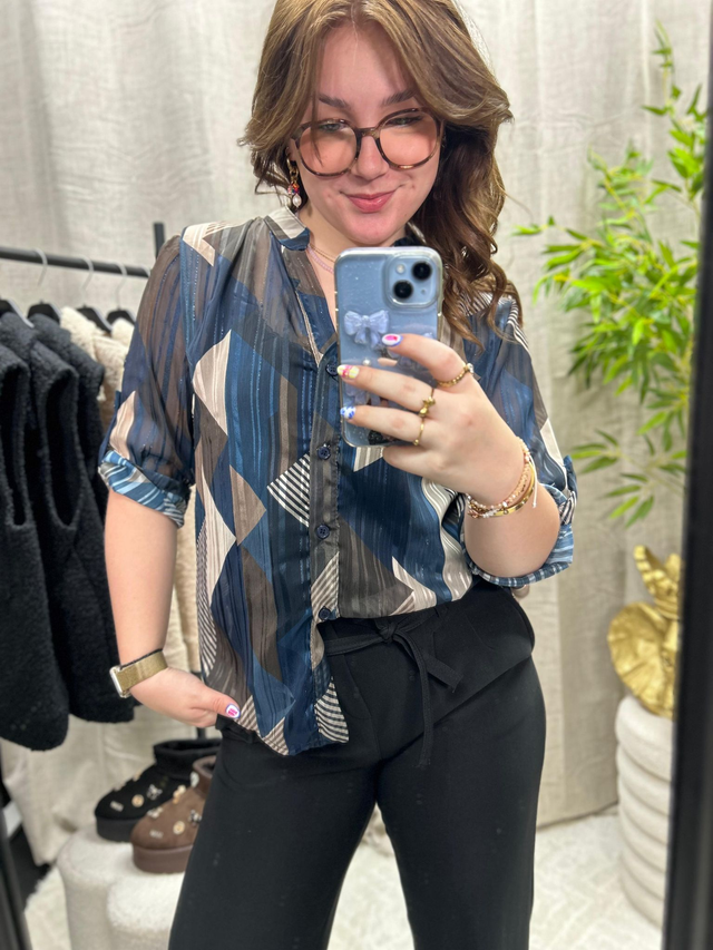 Blouse Eva marine
