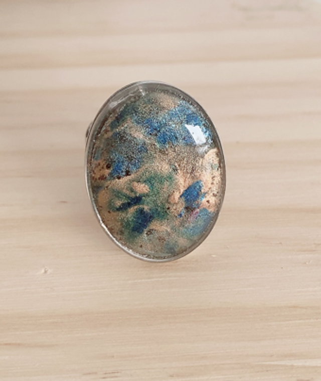 Bague "Eternité Bleu"