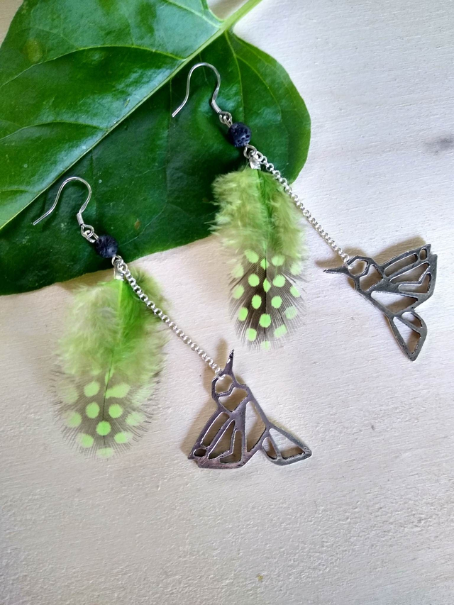 Boucles d'oreilles Colibri