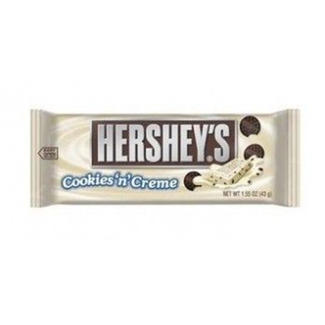Hershey's Cookie'n Cream 43 Gr x 36 ( la barre ) exclusivité Américaine 