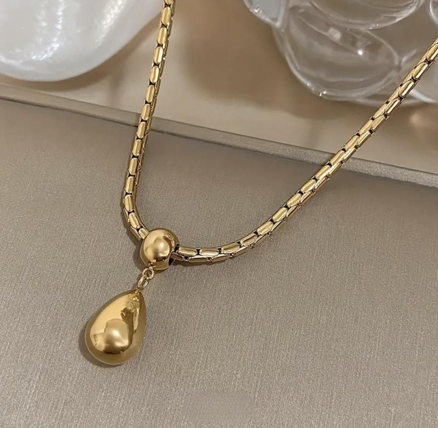 Anti-tarnishing 18K Yellow Gold Plated Necklace