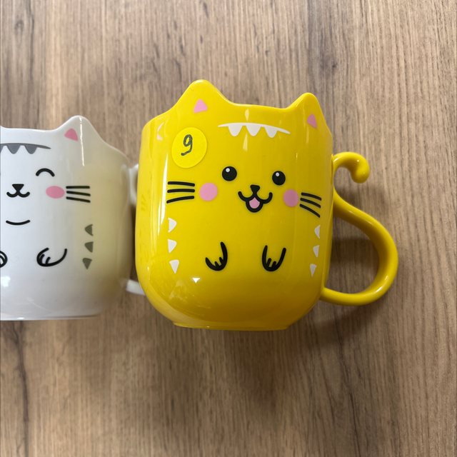 Mug chat jaune