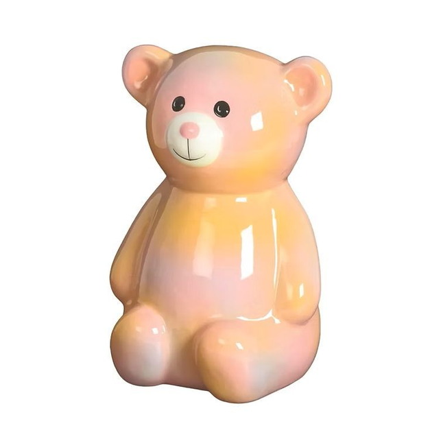 Sleep Sakes Pink Teddy Bear Money Box 