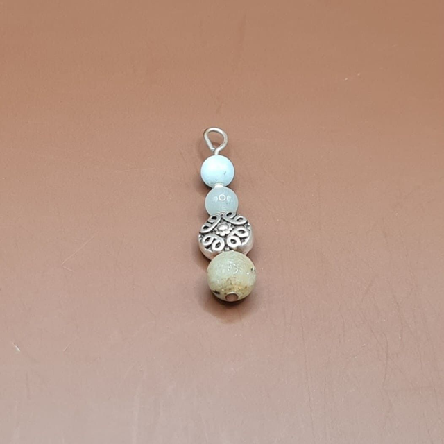 Pendentif Aigue marine - labradorite