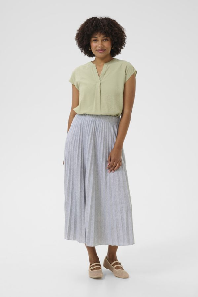 Cream - Folo Plissé skirt