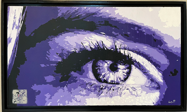 EYE [PEINTURE SUR CARTON]