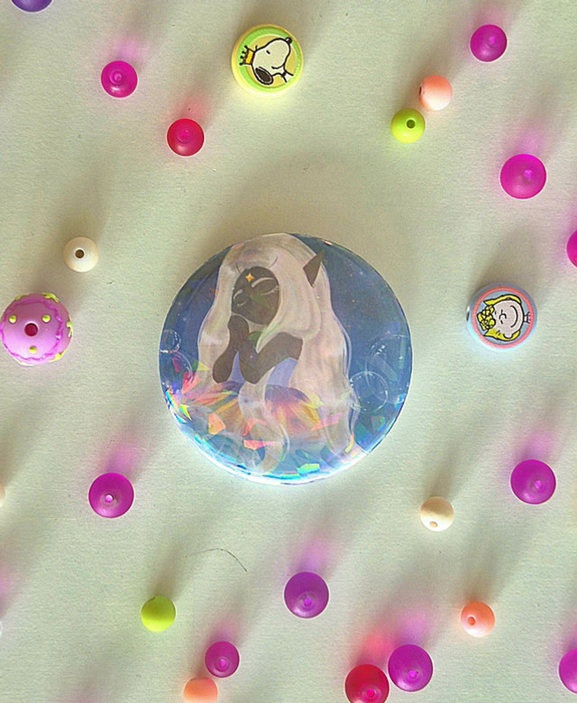 Badge « Eina's Bubble mini moi » Dreamy Eina 
