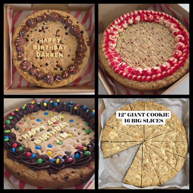 Giant 12" deep pan cookie