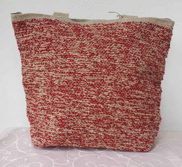 Tasche mittel weinrot 