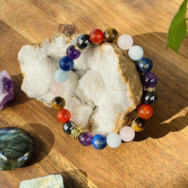 BRACELET 7 CHAKRAS 🔮🌊💧🌸🌼🔥🌺