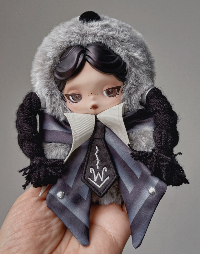 SKULLPANDA X WEDNESDAY PLUSH