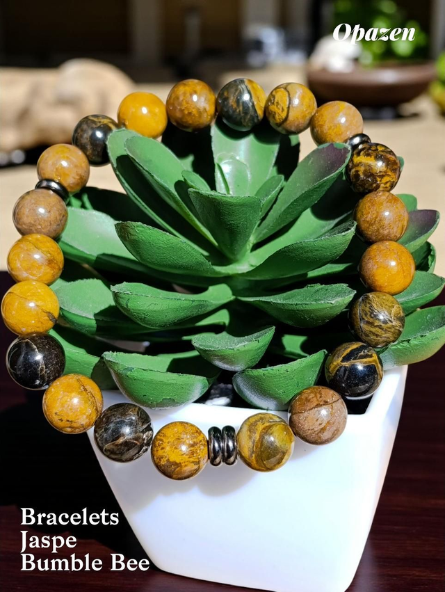 Bracelets Jaspe Bumblebee 8 mm