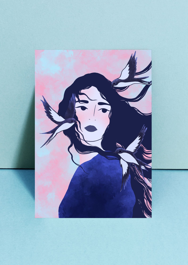 Print Les hirondelles